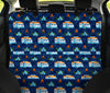 Camper Pattern Camping Themed No 3 Print Rear Dog  Seat Cover