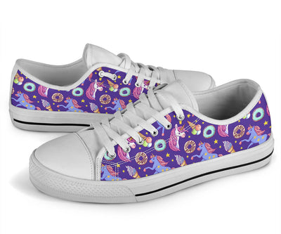 Unicorn Sweety White Bottom Low Top Shoes