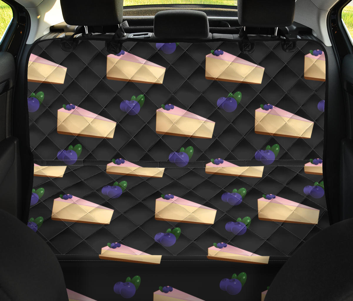 Cheesecake blueberry Pattern Print Design CK01 Rear Dog  Seat Cover