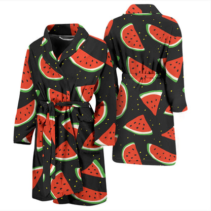 Watermelon Pattern Print Design WM09 Men Bathrobe