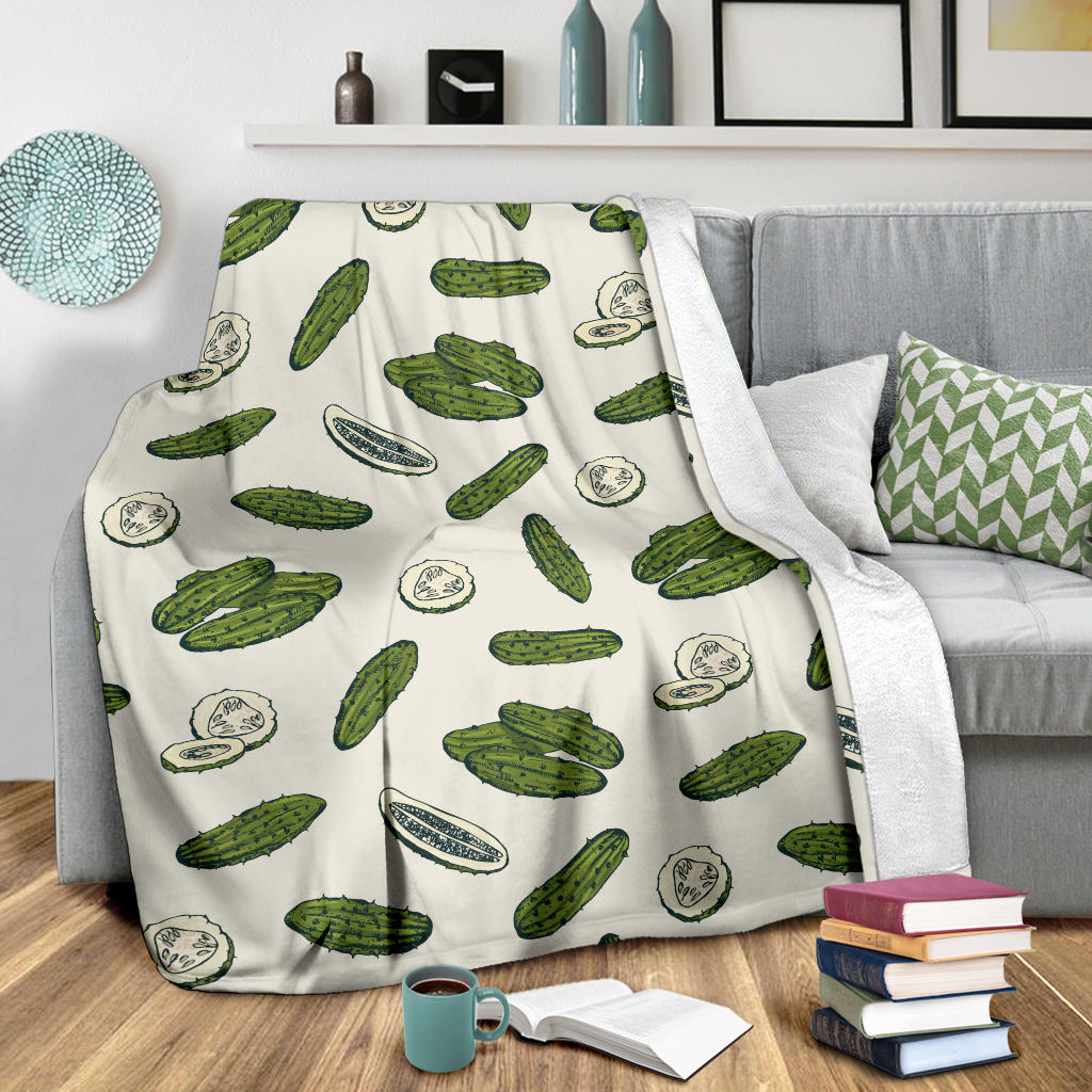 Cucumber Pattern Print Design CC05 Fleece Blanket