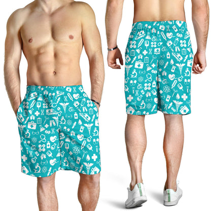 Medical Pattern Print Design 04 Mens Shorts