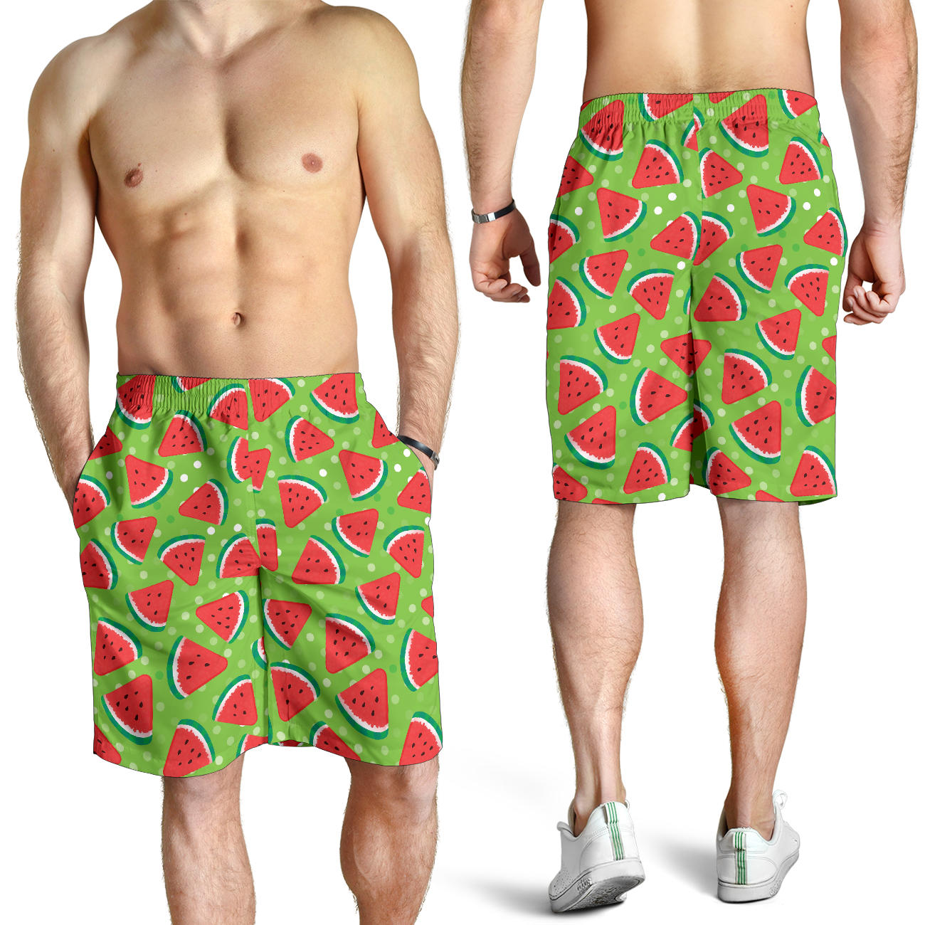 Watermelon Pattern Print Design WM05 Mens Shorts