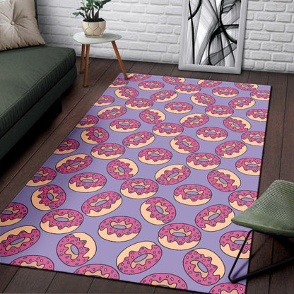Donut Pattern Print Design DN015 Area Rugs