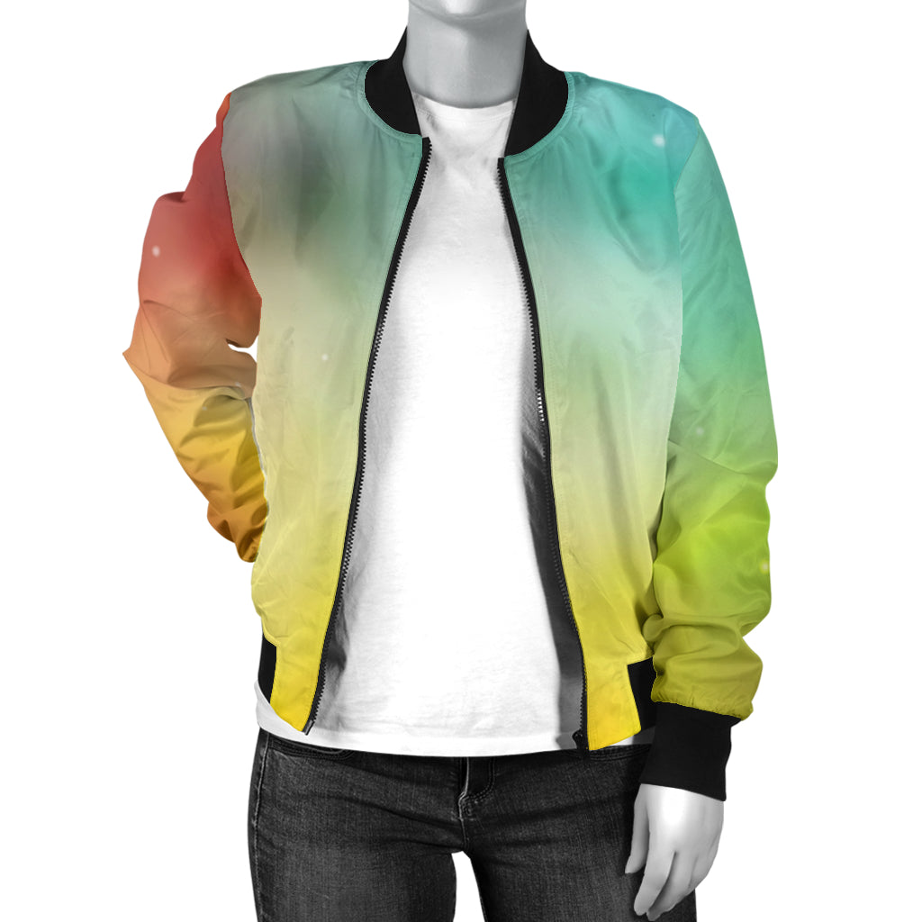 Nebula Pattern Print Design A04 Women's Bomber Jacket