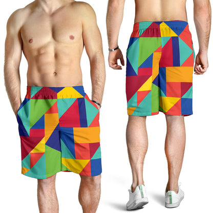 Mosaic Pattern Print Design 01 Mens Shorts