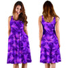 Amaryllis Pattern Print Design AL03 Midi Dress