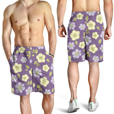 Anemone Pattern Print Design AM013 Mens Shorts
