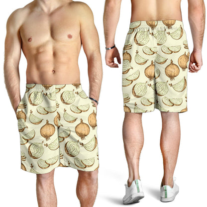 Onion Pattern Print Design A02 Mens Shorts
