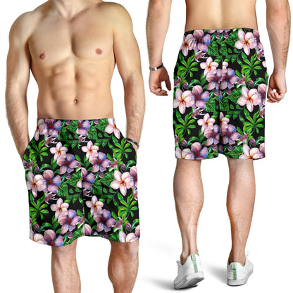 Plumeria Pattern Print Design PM01 Mens Shorts