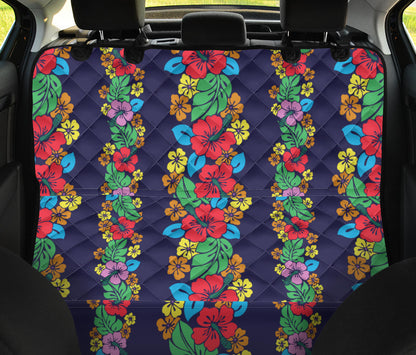 Hawaiian Themed Pattern Print Design H03 Rear Dog  Seat Cover