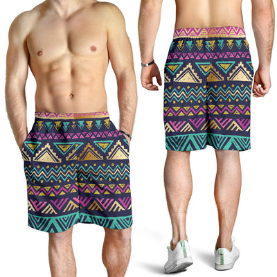 Multicolor Tribal aztec Mens Shorts