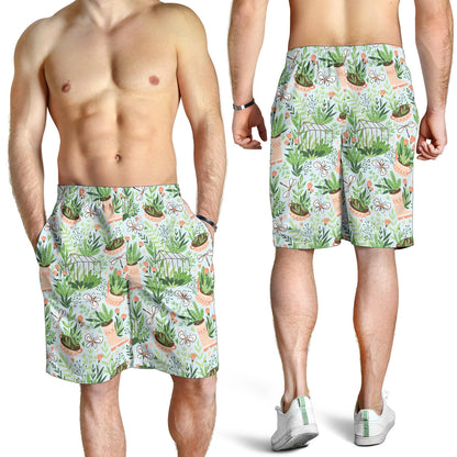 Gardening Pattern Print Design G04 Mens Shorts