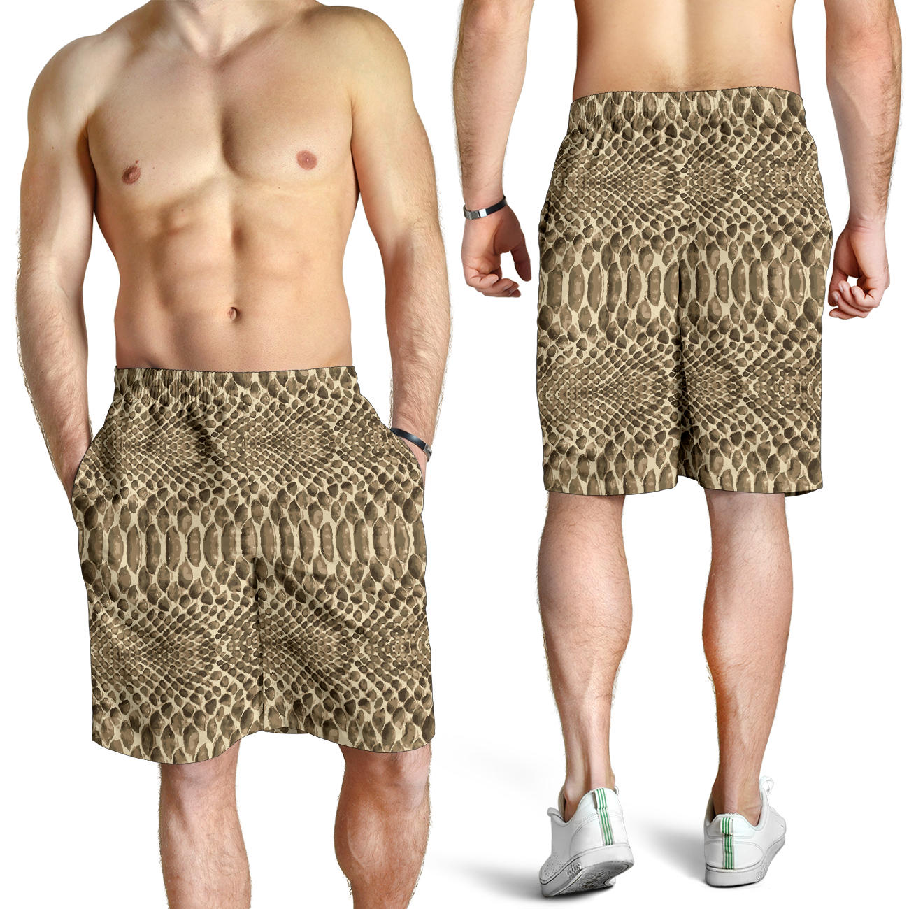Python Pattern Print Design A02 Mens Shorts