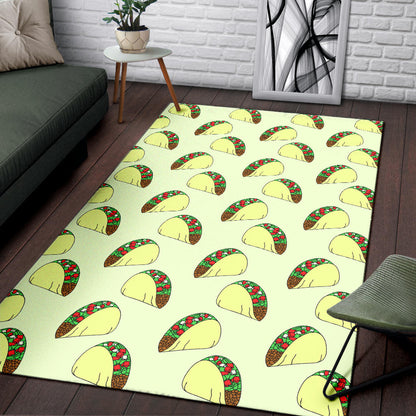 Taco Pattern Print Design TC05 Area Rugs