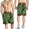 Hawaiian Flower Tropical Palm Leaves Mens Shorts