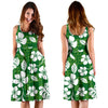 Hawaiian Themed Pattern Print Design H016 Midi Dress