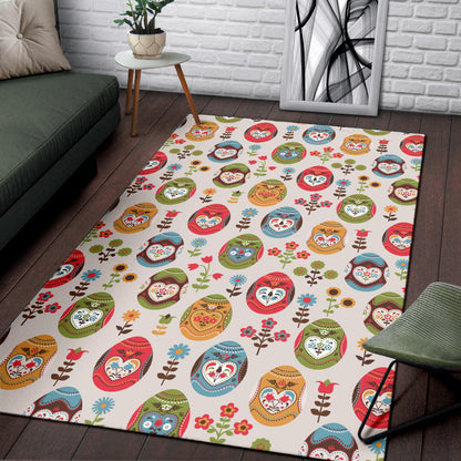 Easter Eggs Pattern Print Design RB011 Area Rugs