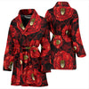 Camellia Pattern Print Design CM06 Women Bathrobe