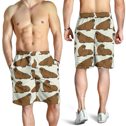 Walrus Pattern Print Design 03 Mens Shorts