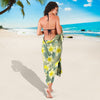 Daffodils Pattern Print Design DF01 Sarong Pareo Wrap