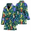 Gardening Pattern Print Design G08 Women Bathrobe