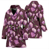 Peony Pattern Print Design PE010 Women Bathrobe