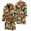 Heart Boho Pattern Print Design HE04 Men Bathrobe