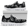 Elephant Tribal Sneakers White Bottom Shoes