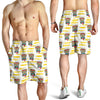 Tiki Smile Symbol Print Pattern Mens Shorts