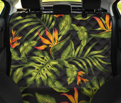 Bird Of Paradise Pattern Print Design BOP013 Rear Dog  Seat Cover