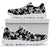 Amaryllis Pattern Print Design AL04 Sneakers White Bottom Shoes