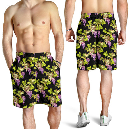 Grape Pattern Print Design GP04 Mens Shorts