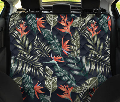 Bird Of Paradise Pattern Print Design BOP02 Rear Dog  Seat Cover