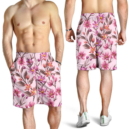 Summer Floral Pattern Print Design SF09 Mens Shorts