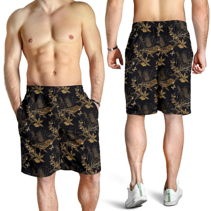 Parakeet Pattern Print Design A05 Mens Shorts