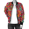 Boho Pattern Print Design 01 Women's Bomber Jacket