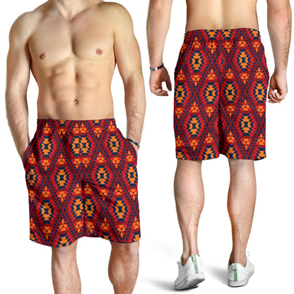 Navajo Pattern Print Design A03 Mens Shorts