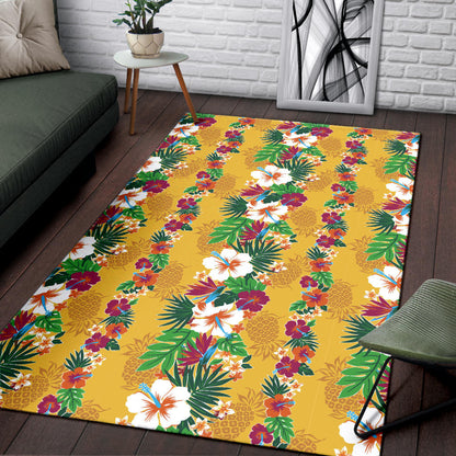 Hawaiian Themed Pattern Print Design H09 Area Rugs