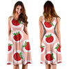 Apple Pattern Print Design AP08 Midi Dress