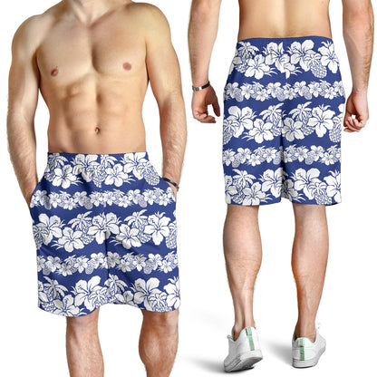 Hawaiian Themed Pattern Print Design H07 Mens Shorts
