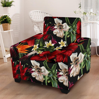 Summer Floral Pattern Print Design SF03 Armchair Slipcover