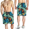 Tropical Palm Leaves Hawaiian Flower Mens Shorts