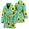 Avocado Pattern Print Design AC012 Women Bathrobe