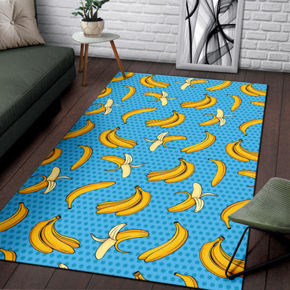 Banana Pattern Print Design BA08 Area Rugs