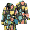 Easter Eggs Pattern Print Design RB01 Women Bathrobe