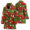 Strawberry Pattern Print Design SB05 Women Bathrobe