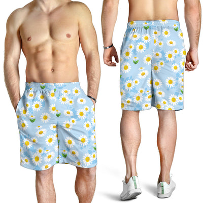 Daisy Pattern Print Design DS010 Mens Shorts