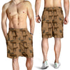 Moose Pattern Print Design 03 Mens Shorts