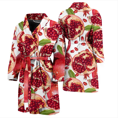 Pomegranate Pattern Print Design PG03 Men Bathrobe